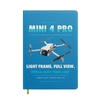 Thumbnail for DJI Mini 4 Pro design on turquoise notebook