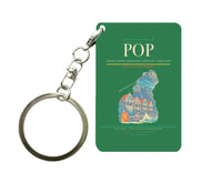 Thumbnail for Gregorio Luperón International Airport (POP) design on green key chain