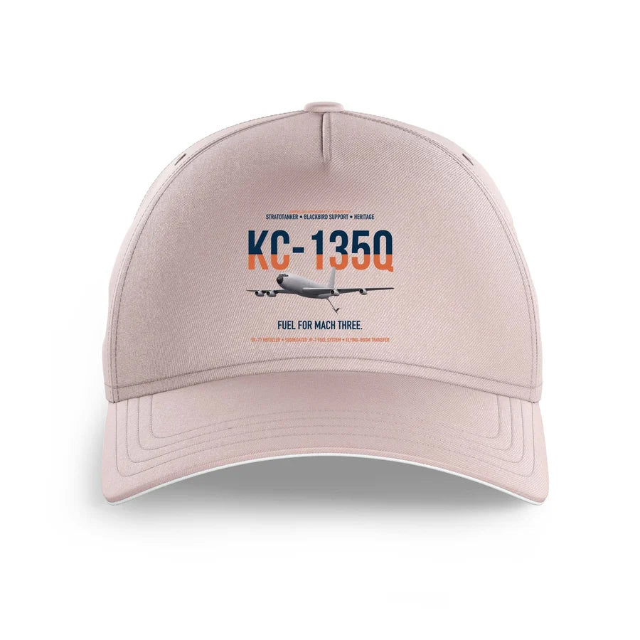 KC-135Q Blackbird Tanker design on pink printed hat