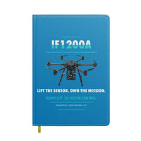 Thumbnail for Inspired Flight IF1200A design on turquoise notebook