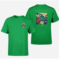 Thumbnail for VINTAGE G4363 - The Cliff Nest Survey - Double-Side T-Shirt design on green double side t shirt