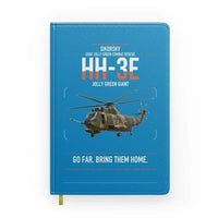 Thumbnail for Sikorsky HH-3E Jolly Green Giant design on turquoise notebook