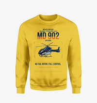 Thumbnail for MD Helicopters MD 902 Explorer design on yellow sweatshirt