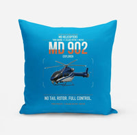Thumbnail for MD Helicopters MD 902 Explorer design on turquoise pillow