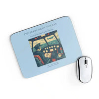 Thumbnail for VINTAGE G4368 - The Ferry Pilot's Ocean - Designed Mouse Pads design on lightblue rectangle