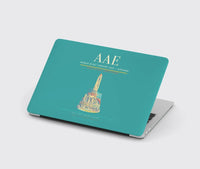 Thumbnail for Rabah Bitat Airport (AAE) design on turquoise MacBook case