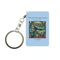 Thumbnail for VINTAGE G4030 - The Record Breakers - Designed Key Chain design on lightblue