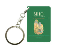 Thumbnail for Mariehamn Airport (MHQ) design on green key chain