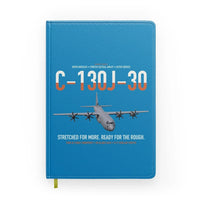 Thumbnail for C-130J-30 Super Hercules design on turquoise notebook