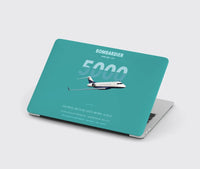 Thumbnail for Bombardier Global 5000 design on turquoise MacBook case