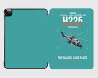Thumbnail for Airbus H225 design on turquoise ipad tablet case