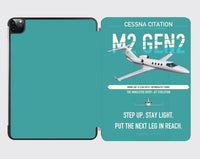 Thumbnail for Cessna Citation M2 Gen2 design on turquoise ipad tablet case