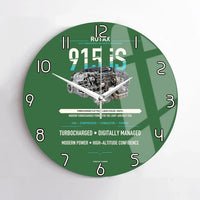 Thumbnail for 915 iS design on green no frame wall clock