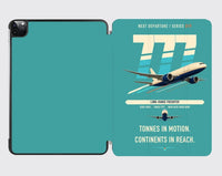 Thumbnail for Boeing 777F design on turquoise ipad tablet case