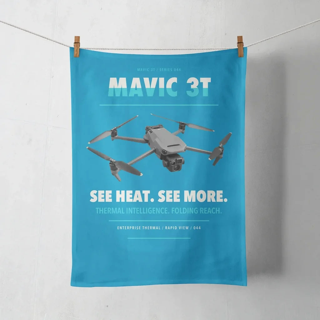 DJI Mavic 3 Thermal design on turquoise towel