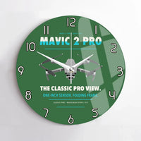 Thumbnail for DJI Mavic 2 Pro design on green no frame wall clock