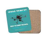 Thumbnail for Inspired Flight IF800 Tomcat design on turquoise 1 piece coaster