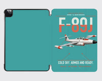 Thumbnail for F-89J Scorpion design on turquoise ipad tablet case