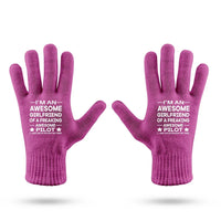 Thumbnail for I am an Awesome Girlfriend Gloves - view 9