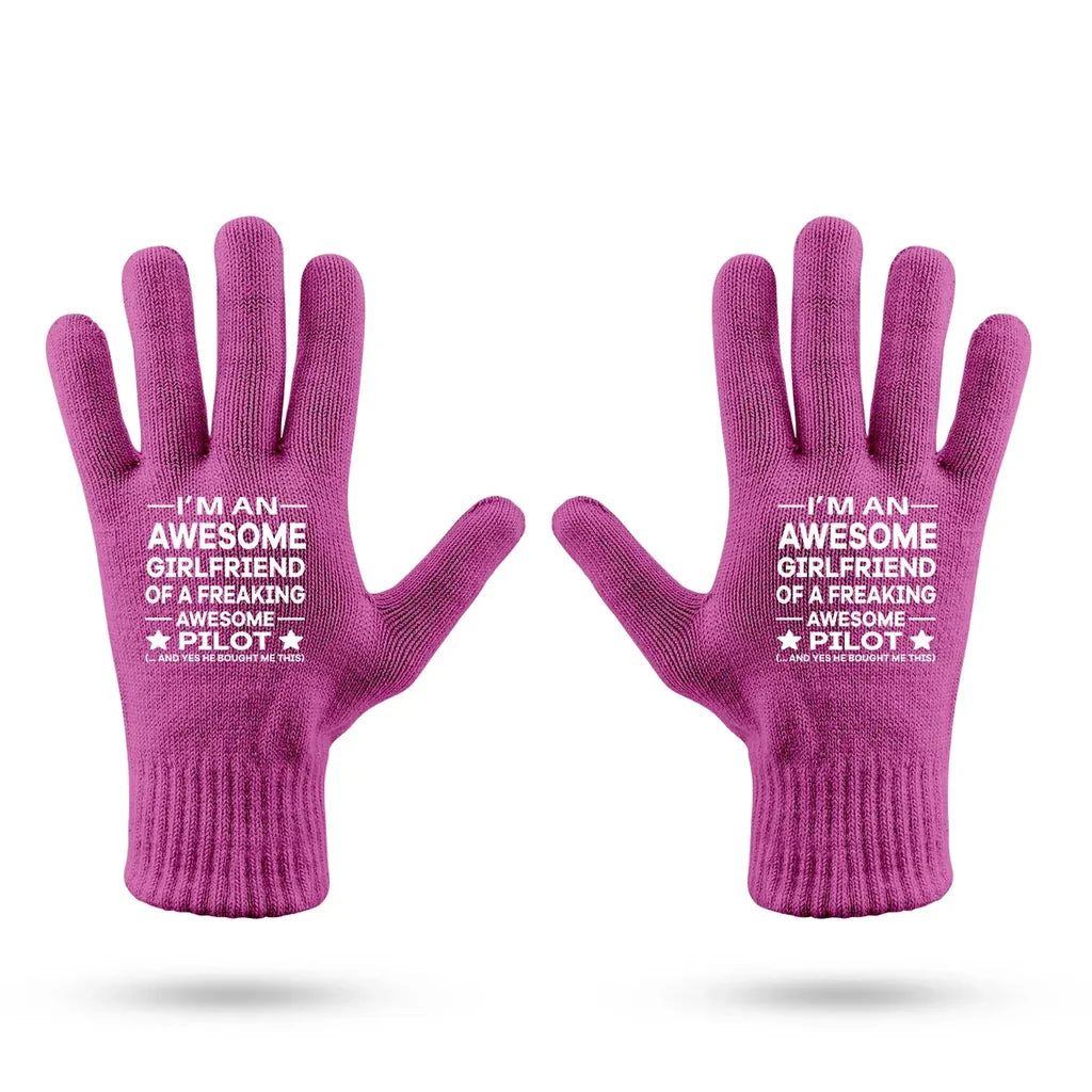 I am an Awesome Girlfriend Gloves - view 9