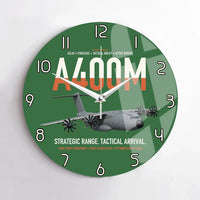 Thumbnail for Airbus A400M Atlas design on green no frame wall clock