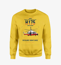 Thumbnail for Airbus H175 design on yellow sweatshirt