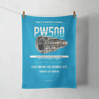 Thumbnail for PW500 design on turquoise towel