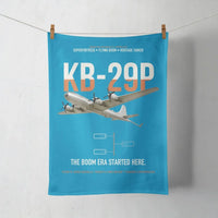 Thumbnail for KB-29P SUPERFORTRESS design on turquoise towel