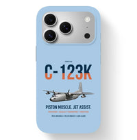 Thumbnail for C-123K Provider design on light blue magsafe iphone case, for iPhone 17 Pro