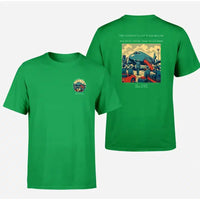 Thumbnail for VINTAGE G4453 - The Veteran's Last Walkaround - Double-Side T-Shirt design on green double side t shirt