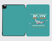 Thumbnail for RC-12X Guardrail Signals From Above design on turquoise ipad tablet case