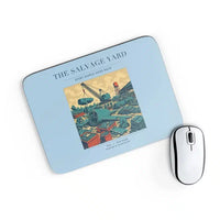 Thumbnail for VINTAGE G4509 - The Salvage Yard - Designed Mouse Pads design on lightblue rectangle