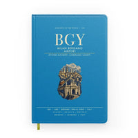 Thumbnail for Milan Bergamo Airport (BGY) design on turquoise notebook