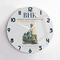 Thumbnail for Bukhara International Airport BHK Wall-Clock No-Frame - Light Gray
