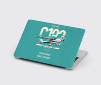 Thumbnail for Cessna 182 Skylane design on turquoise MacBook case