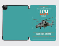 Thumbnail for HAL LCH Prachand design on turquoise ipad tablet case