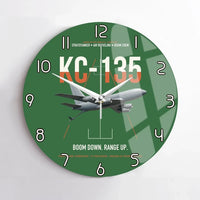 Thumbnail for KC-135 STRATOTANKER design on green no frame wall clock