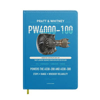 Thumbnail for PW4000-100 design on turquoise notebook