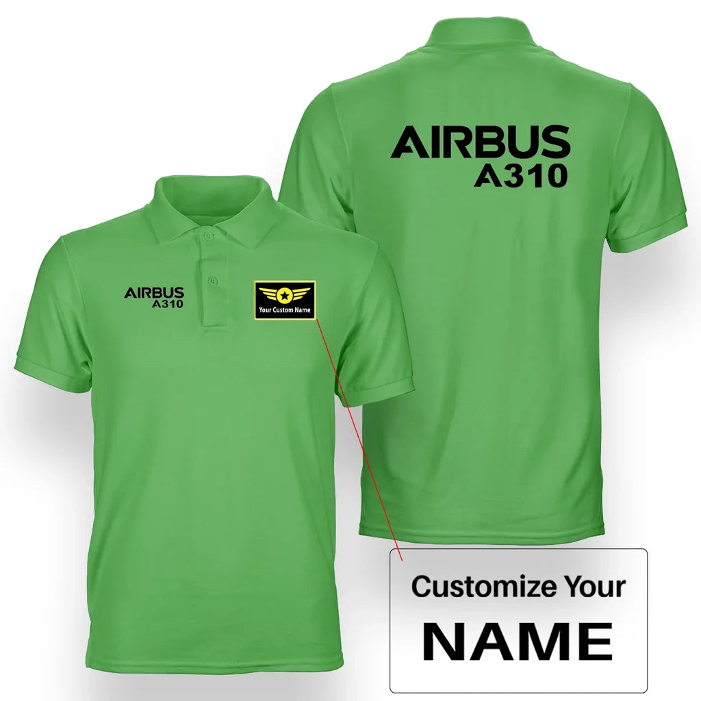 Customisable Airbus A310 Polo Shirt - view 9