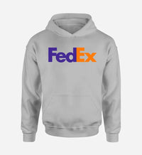 Thumbnail for FedEx logo printed on light gray hoodie