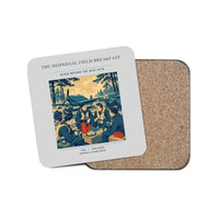Thumbnail for The Dispersal Field Breakfast - Designed Coasters design on light gray 1-piece