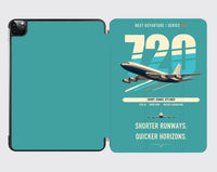 Thumbnail for Boeing 720B design on turquoise ipad tablet case