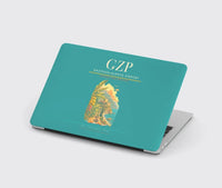 Thumbnail for Gazipasa-Alanya Airport (GZP) design on turquoise MacBook case