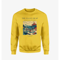 Thumbnail for VINTAGE G4175 - The Float Swap - Designed Sweatshirts design on yellow