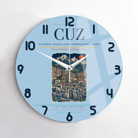 Thumbnail for Alejandro Velasco Astete International Airport CUZ Wall-Clock No-Frame - Light Blue