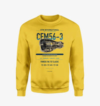 Thumbnail for CFM56-3 design on yellow sweatshirt