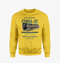 Thumbnail for CFM56-5C design on yellow sweatshirt