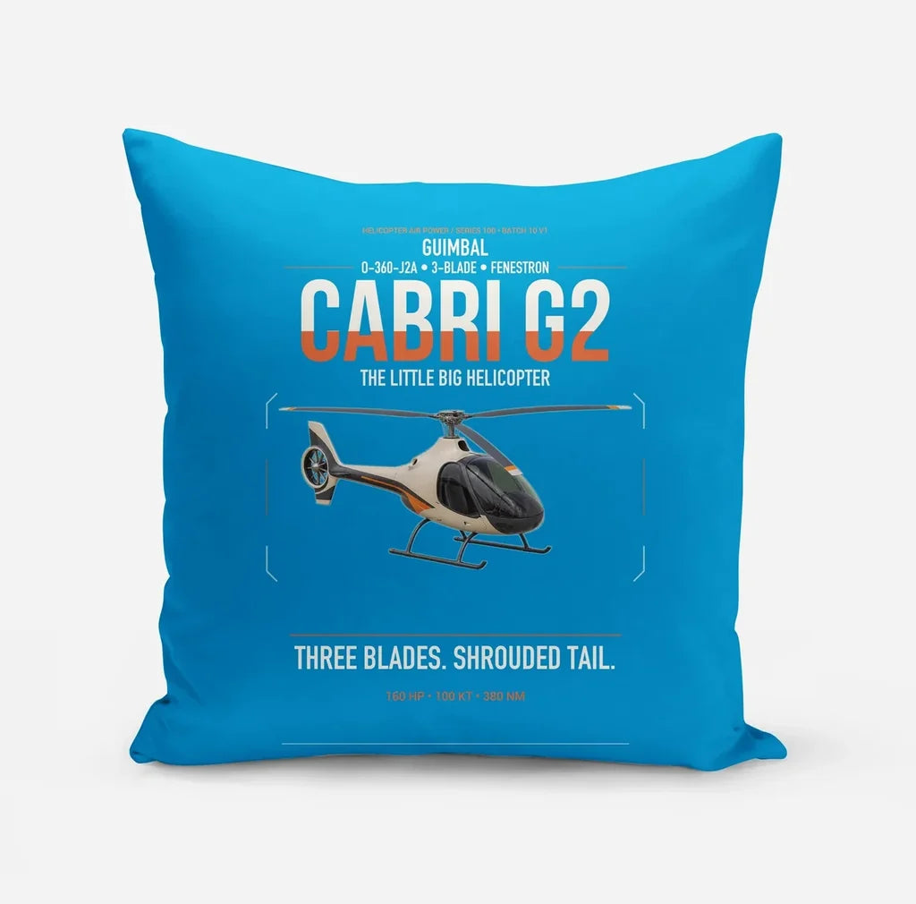 Guimbal Cabri G2 design on turquoise pillow