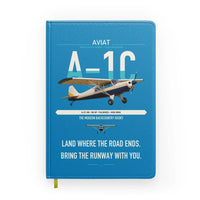 Thumbnail for Aviat Husky A-1C-180 design on turquoise notebook
