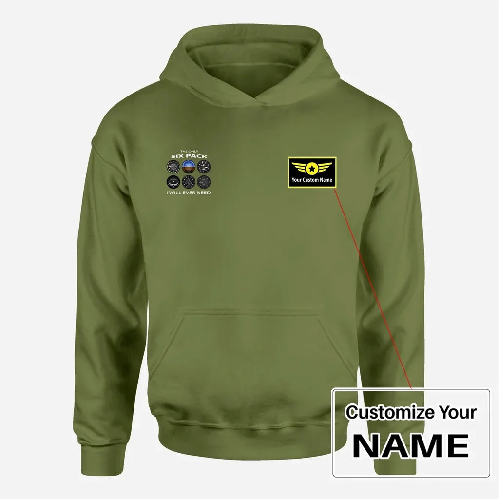 Customisable Only Six Pack I Will Hoodie - view 9
